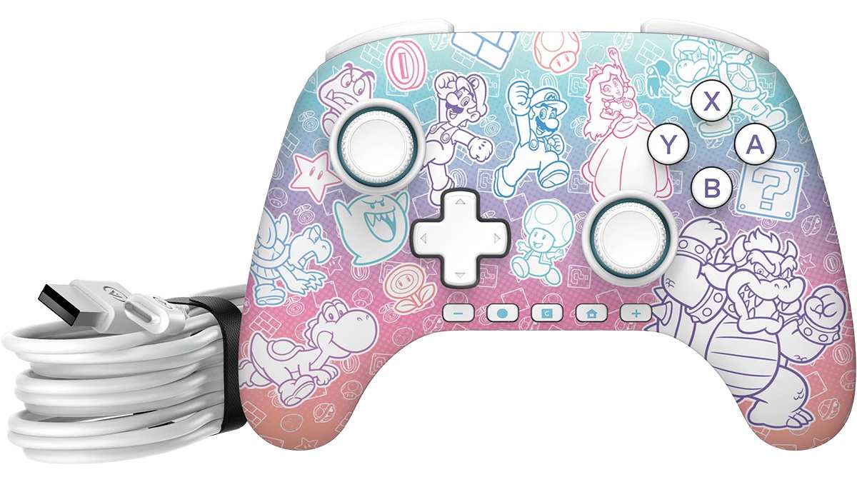 Advantage Wired Controller for Nintendo Switch™ 2 - Mushroom Kingdom 2